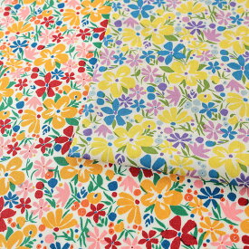 リバティプリント リバティ・ファブリックス BOHEMIAN BLOOM ラセンビィ・コットン 50cm単位｜リバティ 生地 切売り 切り売り 生地 布 布地 LIBERTY FABRICS リバティ ファブリックス コットン100％ 薄手 薄地 服地 花柄 フラワー柄 フラワープリント Liberty おしゃれ