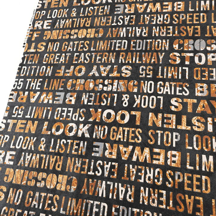 楽天市場】英字アンティーク調 オックス 50cm単位｜切売り 切り売り  