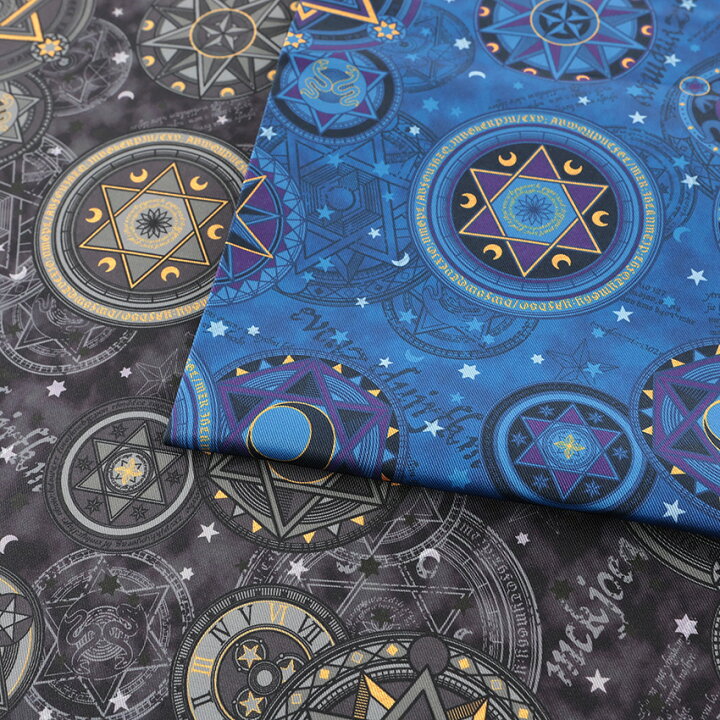 楽天市場】365FABRIC 魔法使いの部屋 魔法陣 50cm単位｜切売り