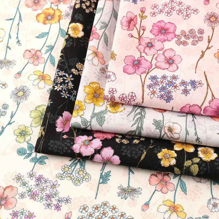 楽天市場】Joli bouquet 3 スケア 50cm単位｜切売り 切り売り 生地 布  