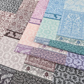 Art Nouveau Symphony antique books シーチング50cm単位 | 切売り 切り売り 生地 布 布地 アールヌーボー シンフォニー 花柄 フラワー柄 ボタニカル柄 植物柄 薄手 薄地 パッチワーク風 おしゃれ コットン100％ 上品