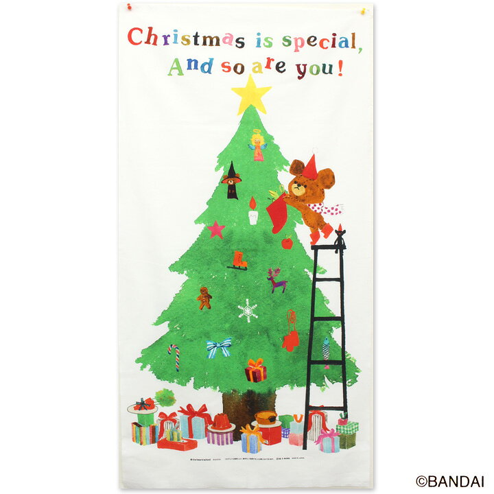 楽天市場 くまのがっこう クリスマスパネルオックス 108 58cm カットクロス クリスマスツリータペストリー ツリータペストリー クリスマス クリスマスツリー壁紙 写真背景 ウッド柄パネル トーカイ 生地 布 布地 くまがく 手芸材料の通信販売 シュゲール