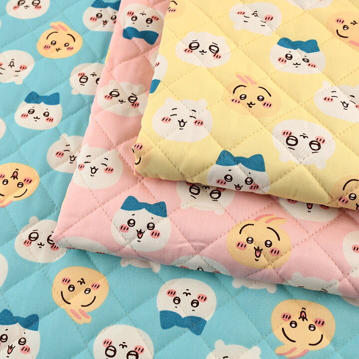 楽天市場】ちいかわ フェイス柄 オックスキルト 50cm単位｜切売り 