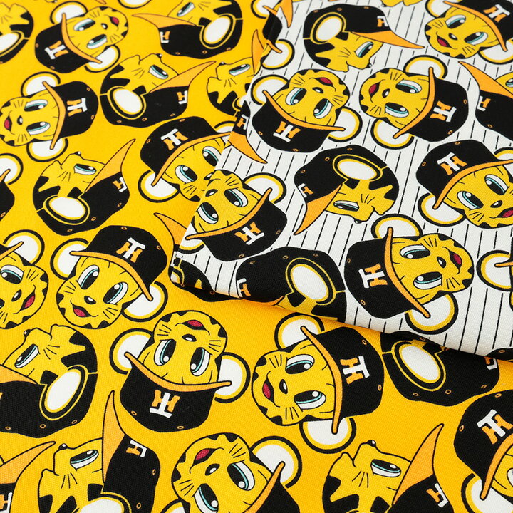 楽天市場】阪神タイガース トラッキー柄 オックス 50cm単位｜切売り  