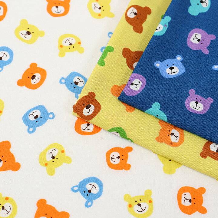 楽天市場】Animal WORLD くまちゃん ブロード 50cm単位 | 切売り  