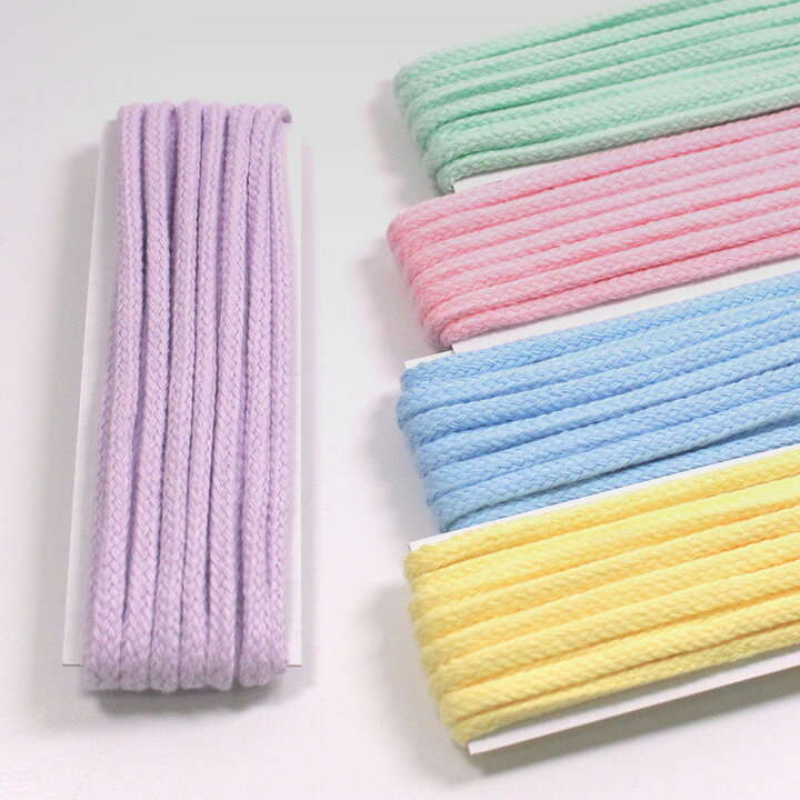 楽天市場 Color Cord 制菌加工 無地 太 3m 副資材 コード 丸紐 無地 6mm パステルカラー かわいい ゆめかわいい ゆめふわ ピンク 日本製 トーカイ 手芸材料の通信販売 シュゲール