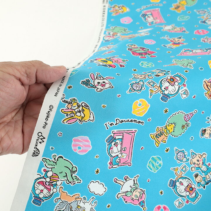 楽天市場 アイムドラえもん50th大長編キャラクター集合 オックス 1m単位 切売り 切り売り 生地 布 布地 どらえもん ドラエモン キャラ 入園 入学 通園 通学 綿 新学期グッズ 女の子 男の子 綿100 コットン バッグ かばん 袋 手芸材料の通信販売 シュゲール