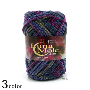 ハマナカ ルナモール グラデーション|毛糸 あみもの Hamanaka 極太