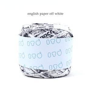 itoito english paper off white|ペーパーヤーン 紙 あみもの 手編み ニット けいと 英字