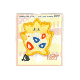 ポケモン シール アイロン接着 ワッペン トゲピー | ポケットモンスター アップリケ シールタイプ キャラクター 入園 入学 通園 通学 目印 ワンポイント