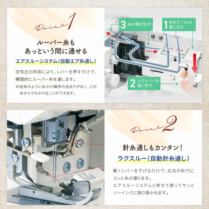 楽天市場】☆ミシン特別価格 6/27 12時まで☆ ベビーロック ロック  