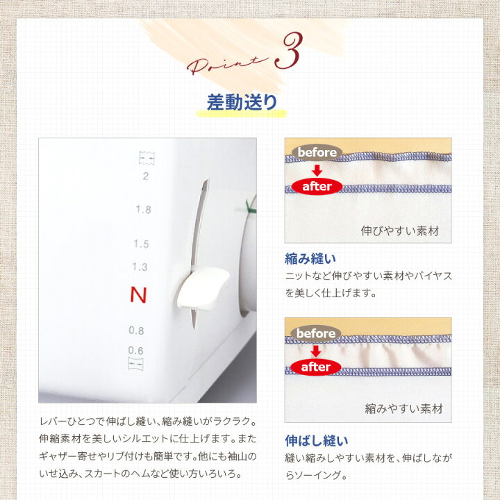 楽天市場】☆P5倍 4/27 9時まで☆ ベビーロック ロックミシン 衣縫人 