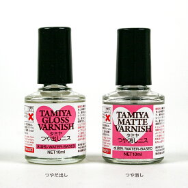タミヤデコレーションシリーズ タミヤつや出しニス／つや消しニス ねんど 粘土用具 TAMIYA タミヤ ニス タミヤ つやだし タミヤカラー タミヤ 工作 粘土 ニス 粘土 仕上げ ニス 水性ニス 工作 粘土工作