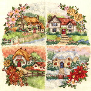 �h�J�L�b�g Anchor PCE750 Seasonal Cottages �l�G�̃R�e�[�W�N���X�X�e�b�` �L�b�g �A����PUSH �A���h�J��