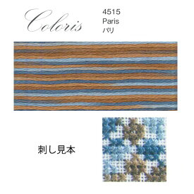 刺繍 刺しゅう糸 DMC 25番 Coloris（コロリ） ToWn 4515 パリ