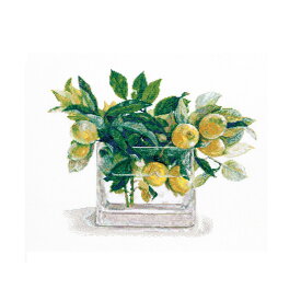 刺繍キット COSMO（ルシアン） Fujico collection レモン 552104 ｜ 橋本不ニ子 クロスステッチ キット