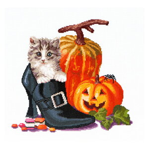 hJ ALbg Thea GOUVERNEUR 738A Halloween Kitten