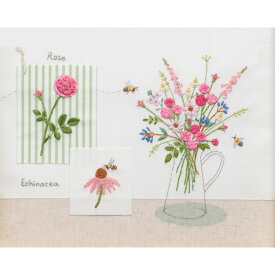 刺繍 キット COSMO（ルシアン） 青木和子カラーコレクション・ピンク