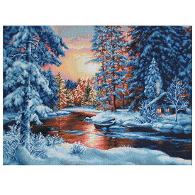 刺繍キット Luca-S（ルーカス） B477 Winter Landscape 冬景色 ｜ クロスステッチキット