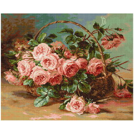 刺繍 輸入キット Luca-S（ルーカス） B547 Basket of Roses
