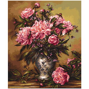 y~hJP15z hJ ALbg Luca-Si[JXj B543 Vase of Peonies