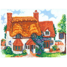 ◎刺しゅうPUSH！◎刺繍 輸入キット Anchor Lilliput Lane「Blue Boar」 【メール便可】