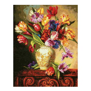 �h�J �A���L�b�g Dimensions �S�[���h�R���N�V���� �t�����[ Parrot Tulips �i�p�[���b�g �`���[���b�v�j
