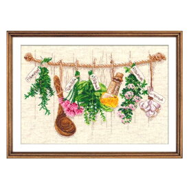 刺繍 クロスステッチ キット Oben オーベン 1079 Fragrant Herbs 香るハーブ ハーブ