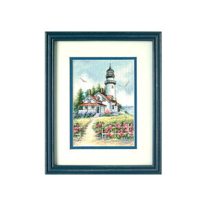 刺繍キット Dimensions 65057 Scenic Lighthouse 清らかで美しい灯台|輸入 クロスステッチキット ゴールドコレクション Petites