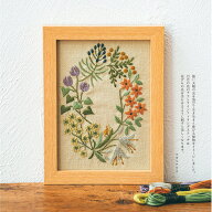オリムパス 刺繍キット マカベアリス 四季のフレーム 夏 7538／フリーステッチ フラワー 季節の花 | まか…