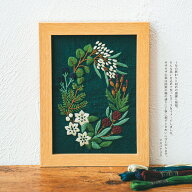 オリムパス 刺繍キット マカベアリス 四季のフレーム 冬 7540／フリーステッチ フラワー 季節の花 | まか…