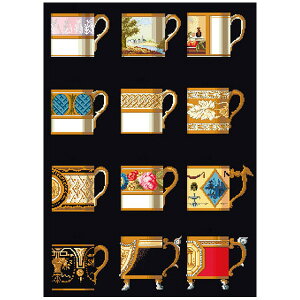 y~hJP15z hJ hイALbg Thea GOUVERNEUR cups Black Aida 3022 05