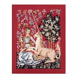 刺繍キット Princesse HP-7144 La vue ｜ ユニコーン Lady and the Unicorn クロスステッチ キット