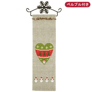 hJ hイALbg RICO Wall hanging heart with snowman ixvtj y[։zNX}X NXXeb`