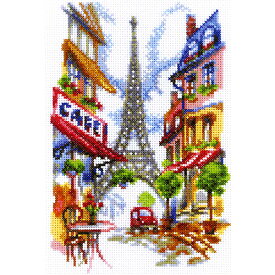 刺繍キット RTO M292 Quiet corner of Paris パリの静かな街角【メール便可】クロスステッチ キット
