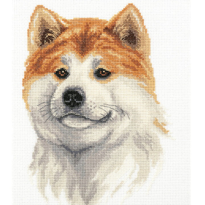 楽天市場 刺繍 Panna パンナ J 7052 Akita Inu 秋田犬 犬 いぬ イヌ クロスステッチ キット 手芸材料の通信販売 シュゲール