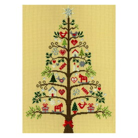 ◎刺しゅうPUSH！◎刺繍 Bothy Threads（ボシースレッズ） Scandi Tree （北欧のクリスマスツリー） XX9｜輸入 クロスステッチ キット