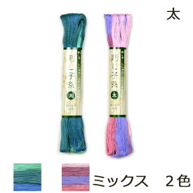 刺繍 刺しゅう糸 刺し子糸 太 ミックス 【メール便可】 | トーカイ