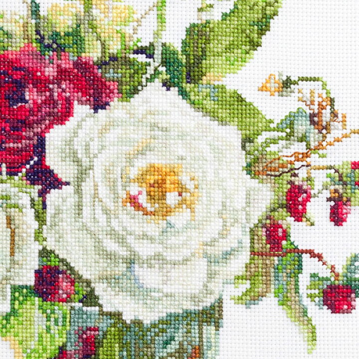 楽天市場】刺繍 刺しゅうキット COSMO Fujico Collection バラと 