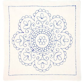 刺繍 キット チューリップ 刺し子 花ふきん SASHIKO WORLD Hungary 円形のバラ