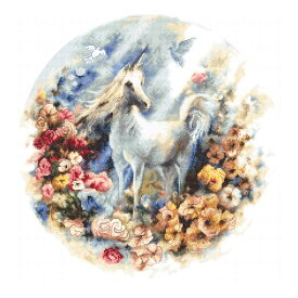 刺繍 LETISTITCH 903 Unicorn ユニコーン｜一角獣 レティスティッチ 英国 ロンドン