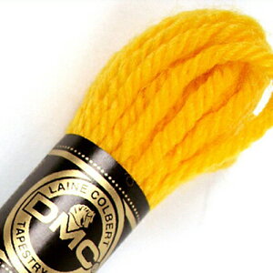 刺しゅう糸 DMC 4番 イエロー・オレンジ系 タペストリーウール 7785|ししゅう糸 刺繍糸 ディー・エム・シー DMCの糸 ウール糸 タペストリー糸 ニードルポイント
