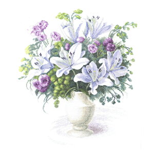 y~hJP15z hJ ALbg Charivna Bouquet with white lilies ̉ԑ y[։z D S