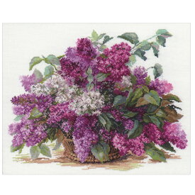 刺繍 輸入キット ALISA（アリサ） Flowers and birds Lilac ライラック 2-22