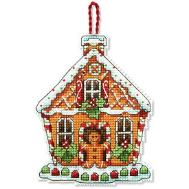 刺繍 輸入キット Dimensions クリスマスオーナメントキット Gingerbread House Ornament 【メール便可】