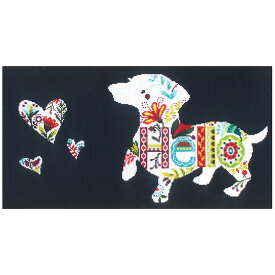 刺繍 輸入キット RTO アニマル This long story（Hello Dog and Heart）