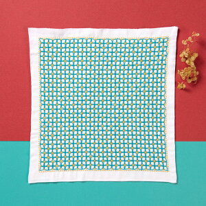 刺し子 くぐり刺しの花ふきんキット 朝顔