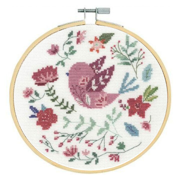 楽天市場 刺繍 Dmc クロスステッチキット Flower Bird 1 フレーム付 Bk1928j クロスステッチキット 小鳥フレーム付き 可愛い 手芸材料の通信販売 シュゲール