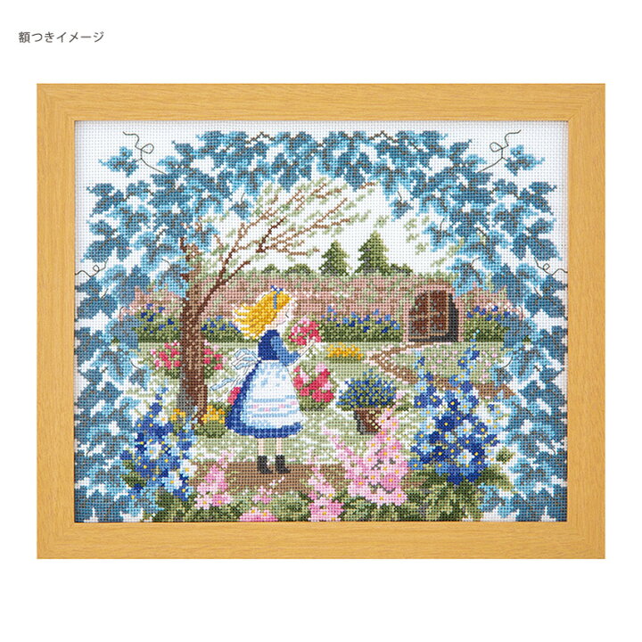 高級品市場 オリムパス オノエ メグミ 刺しゅうキットシリーズ 花咲く庭の小さな物語 オールドローズと蝶 6060 Qdtek Vn