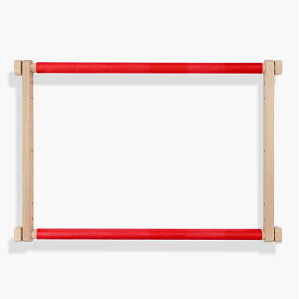 Luca-S Square embroidery frame with clips 35×48cm | 木製 スクエアフレーム 刺繍フレーム ハンズフリー ラップスタンド クロスステッチ ステッチング
